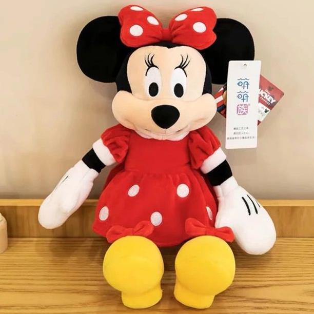 terbaru` boneka miki mini / boneka mickey mouse minnie mouse ukuran kecil s 30cm termurah