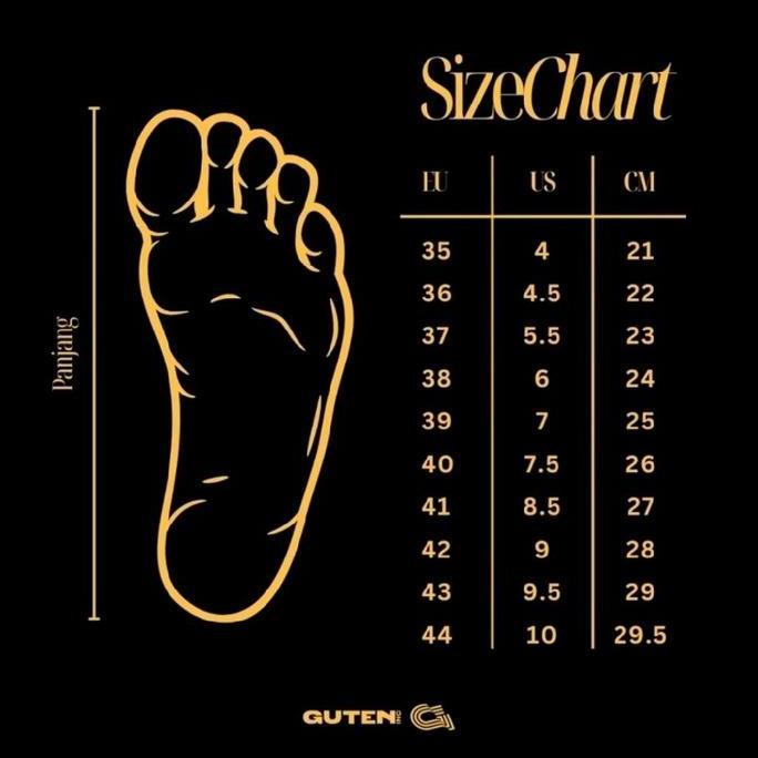 Guten Inc - Sepatu Sneakers Casual Leather Mono Pria Wanita