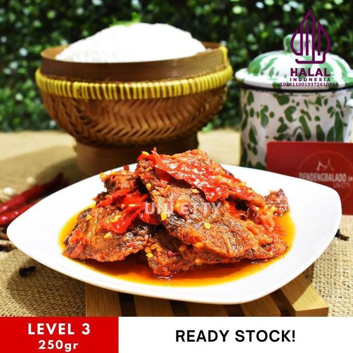 Dendeng Balado Lambok Batokok / Dendeng Basah (Cabe Merah) - ASLI PADANG - Siap Saji