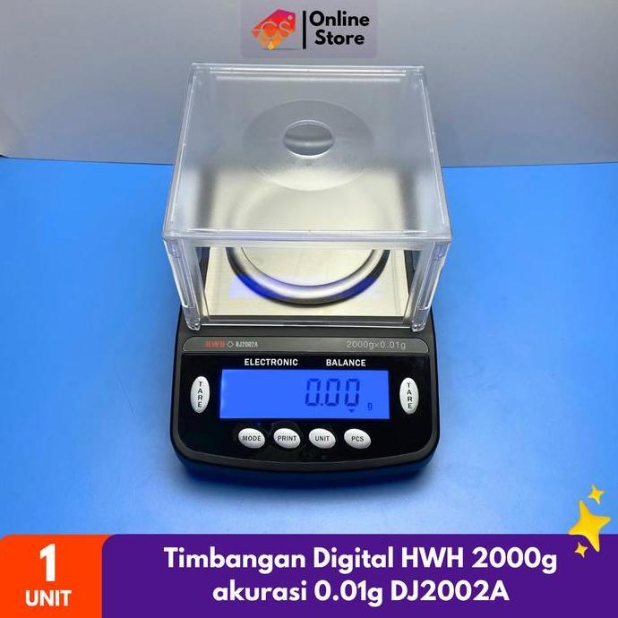 Jhoncolection - Timbangan Digital HWH 2g akurasi .1g / Timbangan Emas DJ22A