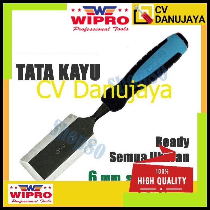 DISKON PAHAT WIPRO/PAHAT TATAH KAYU/WOOD CHISEL WIPRO CR-V 1 1/2 INCH 