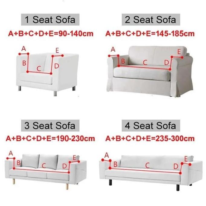 COVER SOFA L SHAPED SIKU SUDUT SARUNG SOFA POLOS STRETCH ELASTIS murah