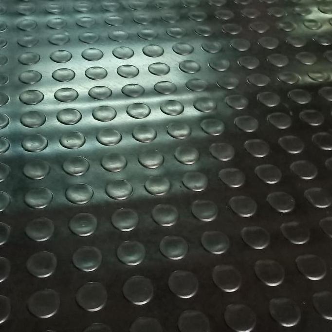 karpet koin hitam 4mm 1,2m x 4m murah
