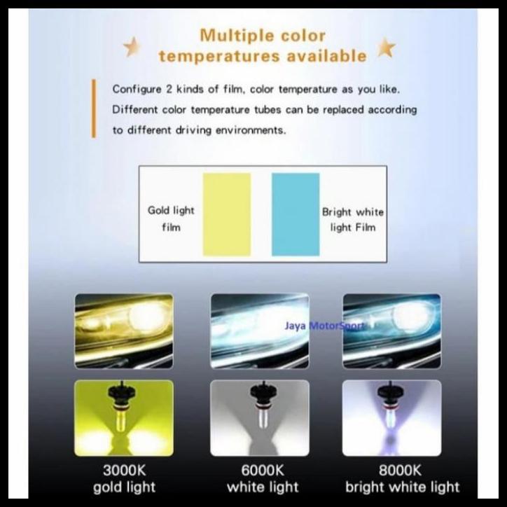 BEST DEAL LAMPU DEPAN MOBIL ALL NEW SWIFT LED X3 H11 H4 UNIVERSAL 