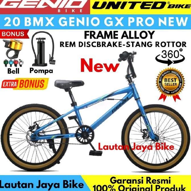 Sepeda Anak 20 Bmx Genio Gx Pro Frame Alloy Gx01 Terbaru