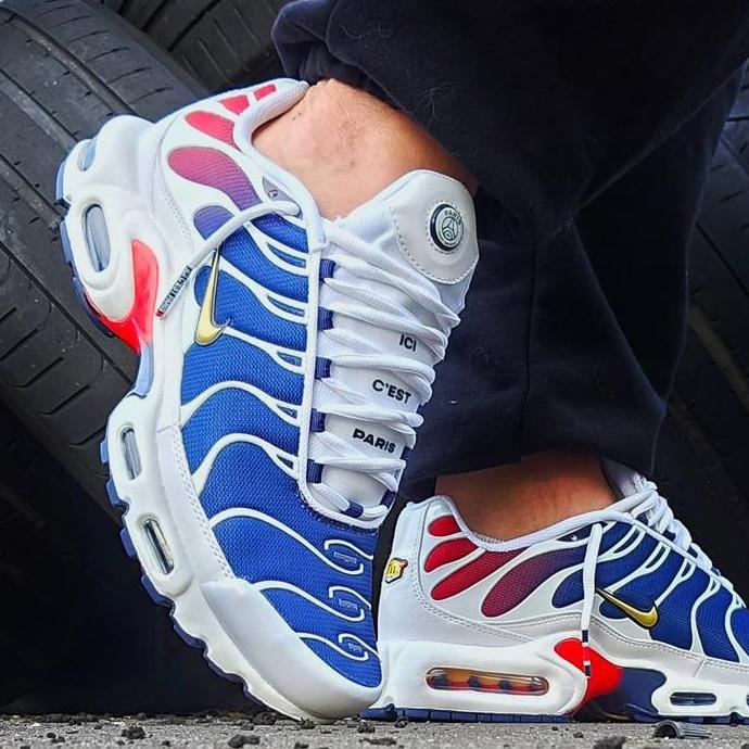Sepatu Sneakers Orinal Nike Airmax TN Plus White PSG BNIB