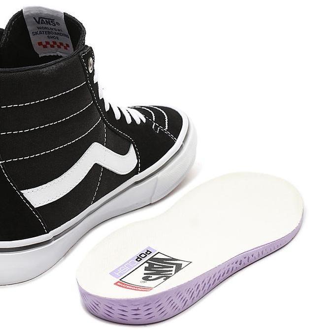 SK8-HI Skate Black White