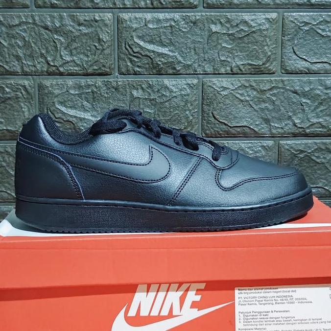Sepatu Nike Ebernon Low Black (AQ1775 100)