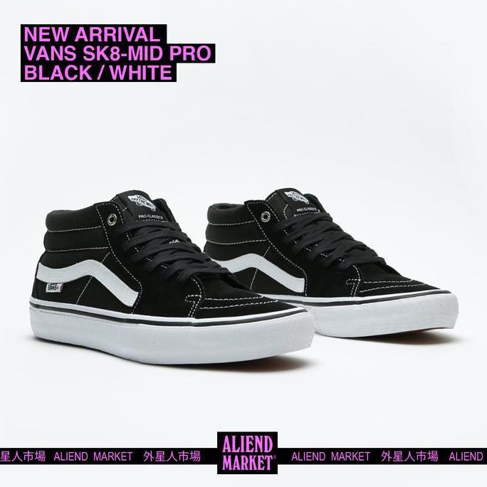 Vans Sk8 Mid Pro Black/White ORINAL BNIB