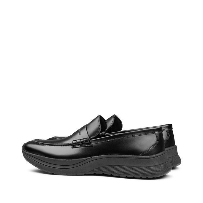 Prabu - Hutomo Black Sepatu Casual Sneakers Pria - Hitam