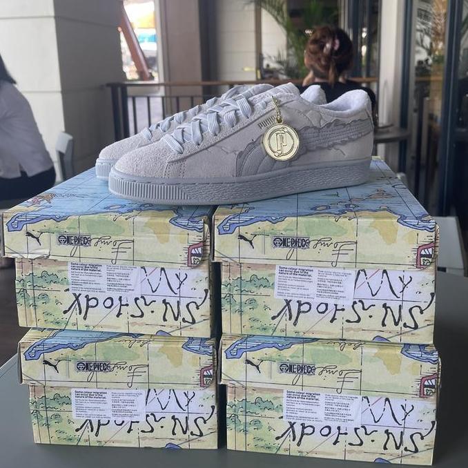 Puma Suede One Piece Gear 5 Luffy Grey