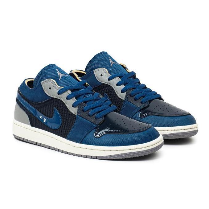 Nike Air Jordan 1 Low Craft Obsidian French Blue