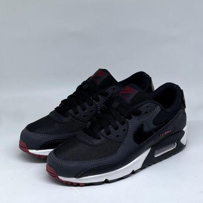 Nike Air Max 90 Anthracite Black Team Red ( DQ4071 001 )