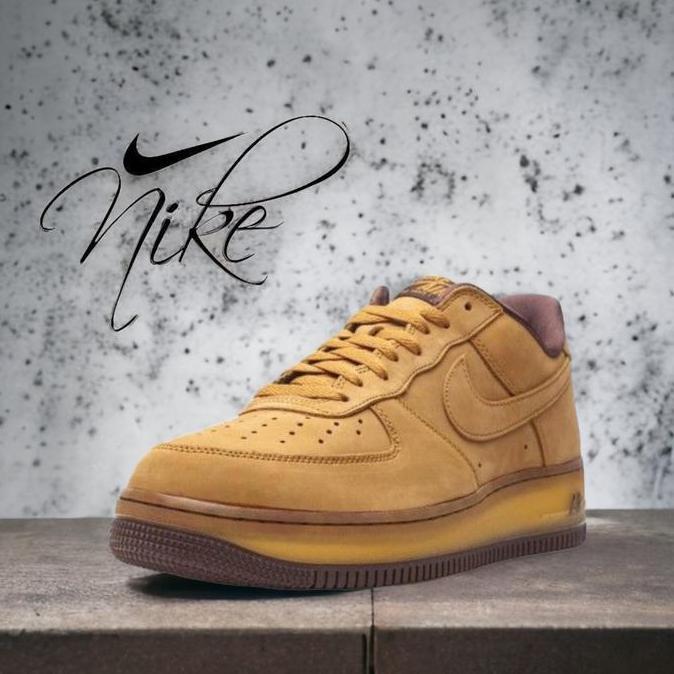sepatu sneaker pria wanita nike orinal wheatca airforce one