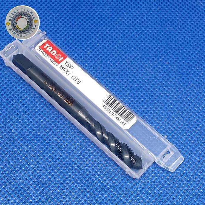 Tap M6x1 Spiral Japan Taping M6 x 1 HSS Tanoi