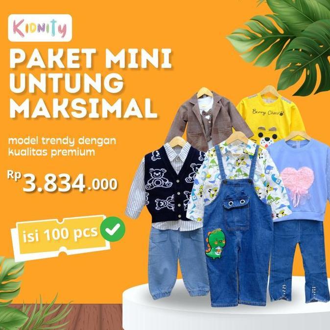 Paket usaha baju anak / Paket hemat baju anak / Paket mini untung maksimal / Paket baju anak