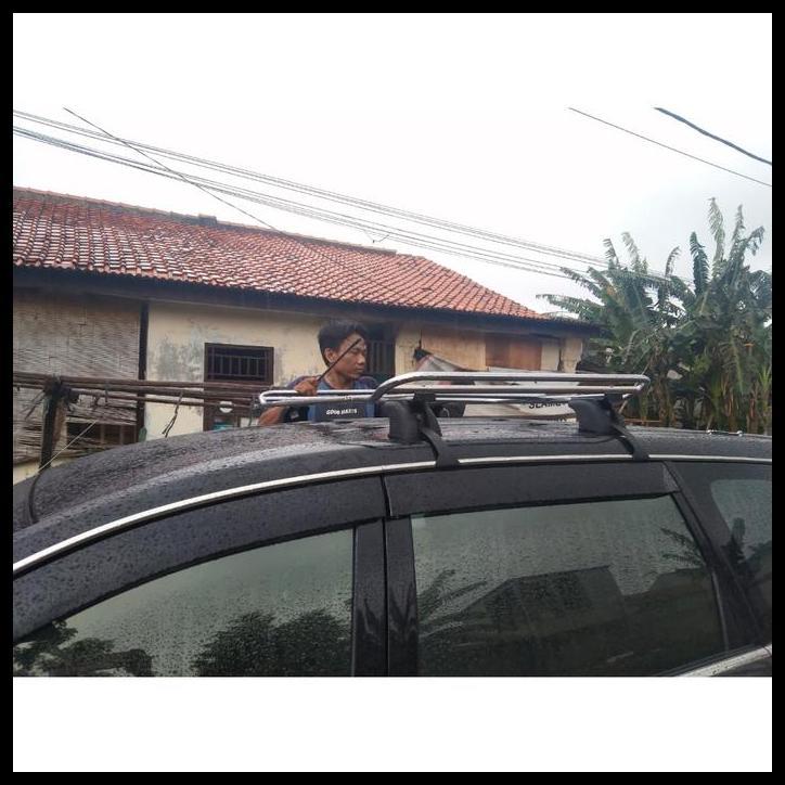 TERLARIS ROOFRACK BAGASI ATAS MOBIL INNOVA MODEL RACK JECK KAKI 4