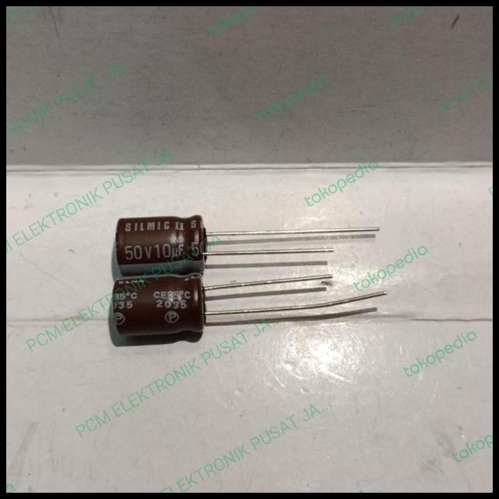 BEST DEAL 2756 ELCO ELKO KAPASITOR CAPACITOR ELNA SILMIC II 2 10UF 50V 10 UF 50V 