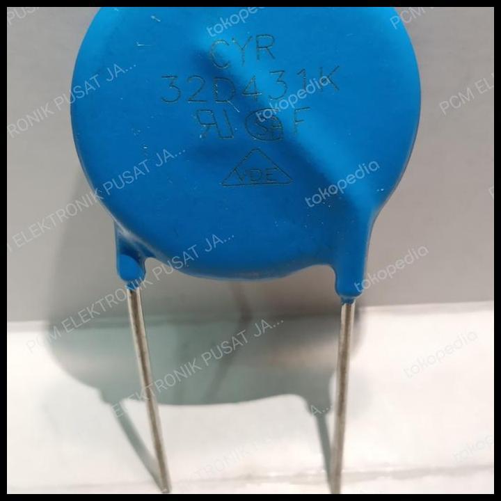 TERBARU 2647 VARISTOR MOV ANTI PETIR CYR 32D431K 32D431 430VDC 250VAC