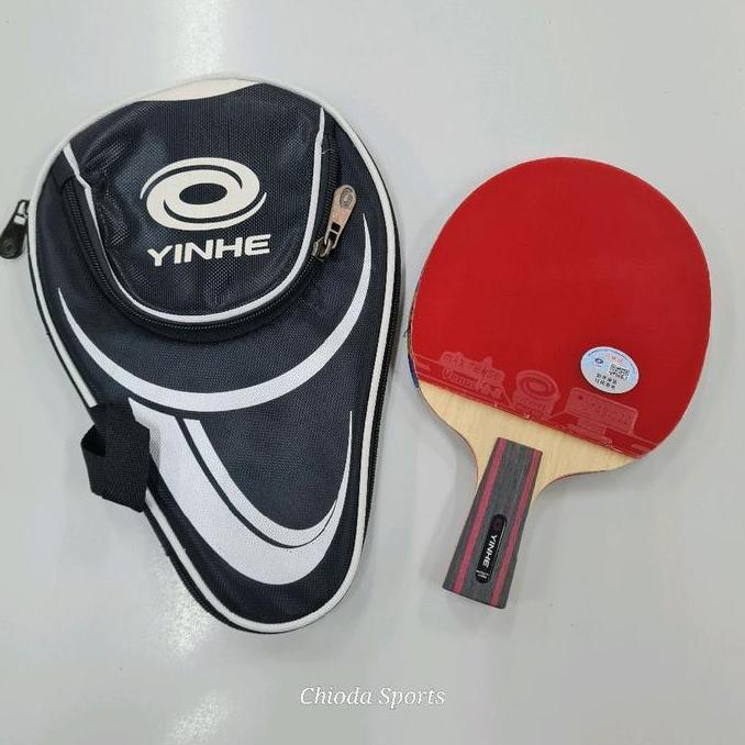 Bat Pingpong Tenis Meja Yinhe 06D Penholder Bet Ping Pong Tenismeja 06 D Gagang Pendek