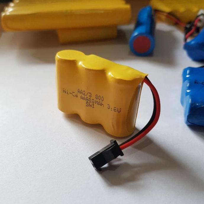 BATERAI MOBIL REMOT RC AA2/3 800MAH 3,6V / BATRE RC 3,6V