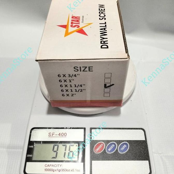 Skrup Gypsum 6 x 1.1/4 , Screw Gypsum , Drywall Screw 1 Box