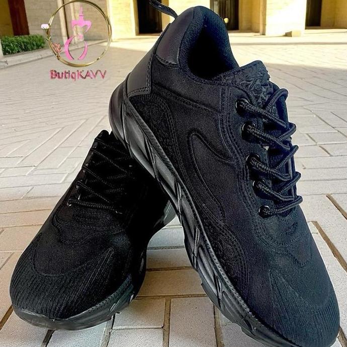 Sepatu Olahraga Bhayangkari Edition Full Hitam