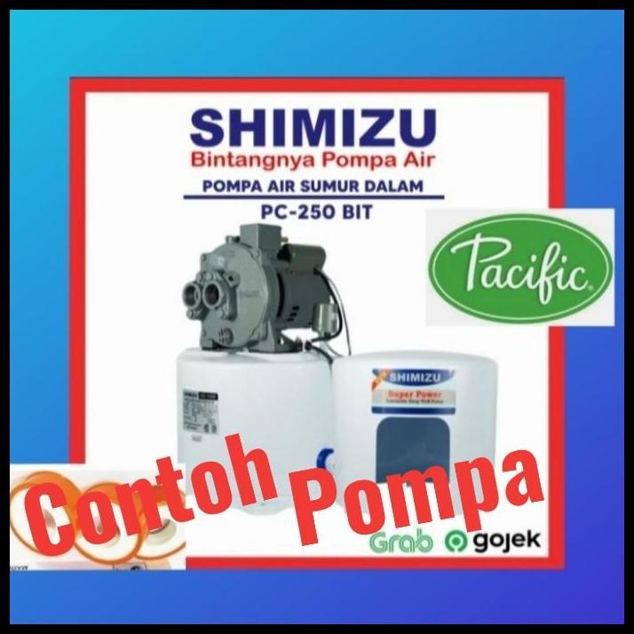 HOT DEAL AS DINAMO POMPA AIR JET SHIMIZU PC 250 B30 MT TABUNG OTOMATIS TANGKI