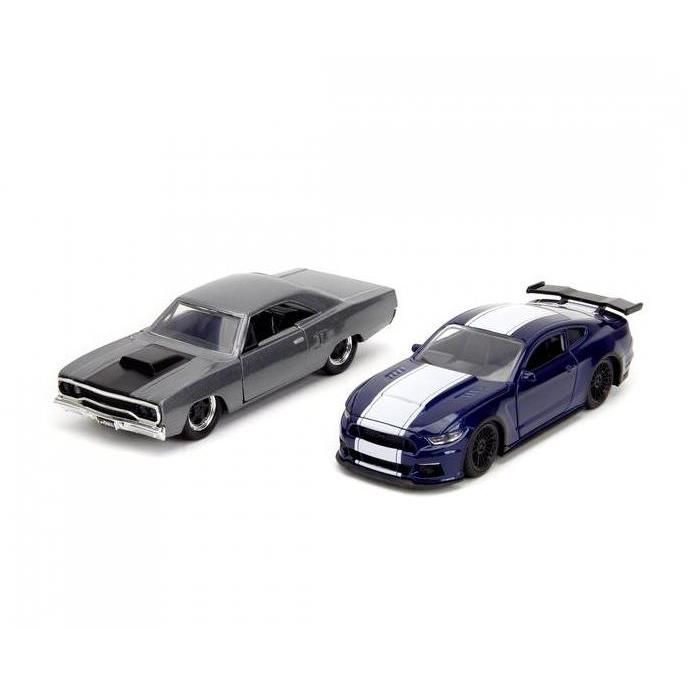 Jada 1:32 - Fast & Furious Twin Pack Ford Mustang GT 2016 & Dom's Plymouth Road Runner