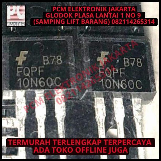 TERLARIS PQPF10N60C PQPF 10N60C 10N60 10 N60 10N 60 N MOSFET 10A 600V FET KECIL