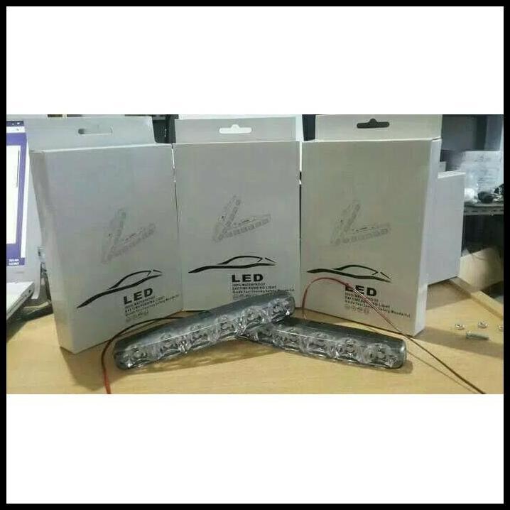 TERMURAH LAMPU LED DRL 6 LED MOBIL INNOVA 