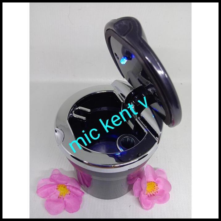 TERLARIS ASBAK MOBIL LED/ASBAK ROKOK PORTABLE HITAM MOBIL AVANZA NEW 