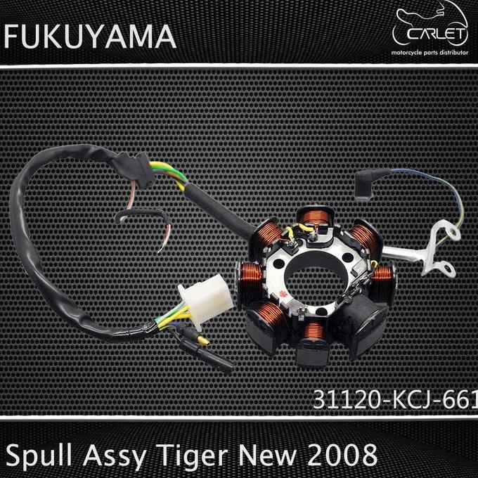 Fukuyama Spool Spull Stator Assy Komplit Tiger New 2008 (Tanpa Pulser)