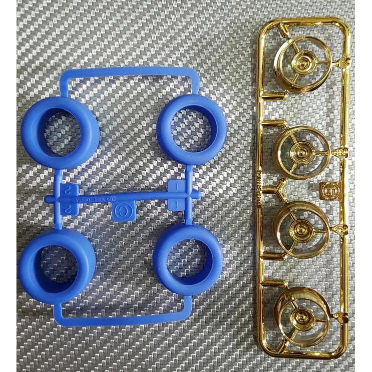 TAMIYA Wheel Small Dia Gold platting