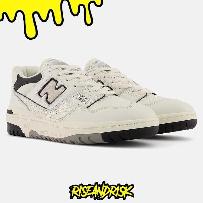 New Balance 550 Sea Salt Cream Black Orinal