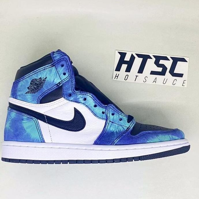 NIKE Air Jordan 1 Tie Dye (not Yeezy Travis Off White Sacai) - 100% Authentic Orinal Guaranteed