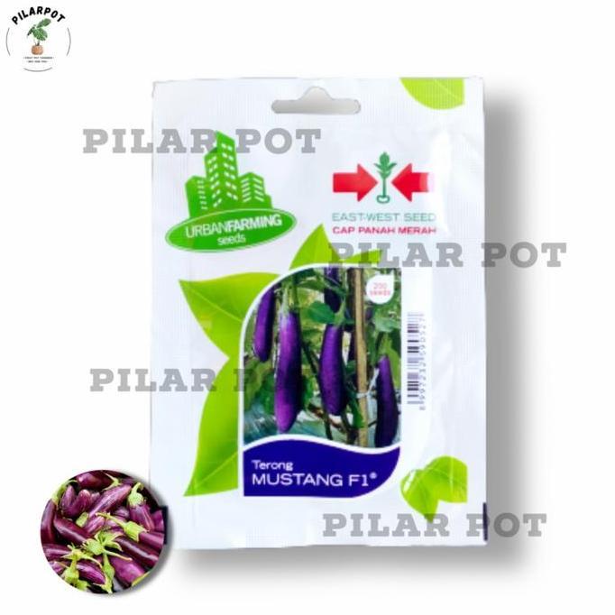Gardenfil Benih Bibit Terong Ungu Mustang F1 Cap Panah Merah - Terong Mustang F1