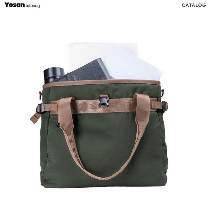 CAGHO I Yosan Totebag Army I Slingbag Pria l Ransel Backpack I Totebag Anti Air I Tas Selempang