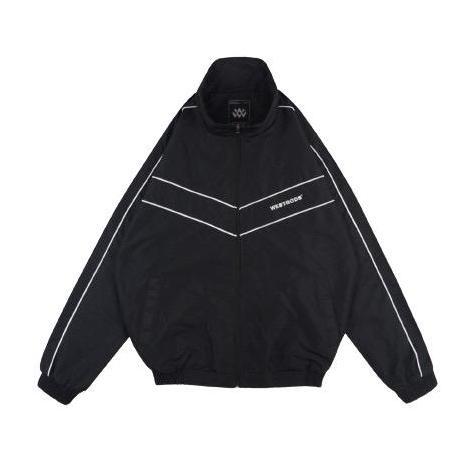 WESTGODS - Jaket Tracktop Windbreaker Sport Vintage Pria Wanita Waterproof