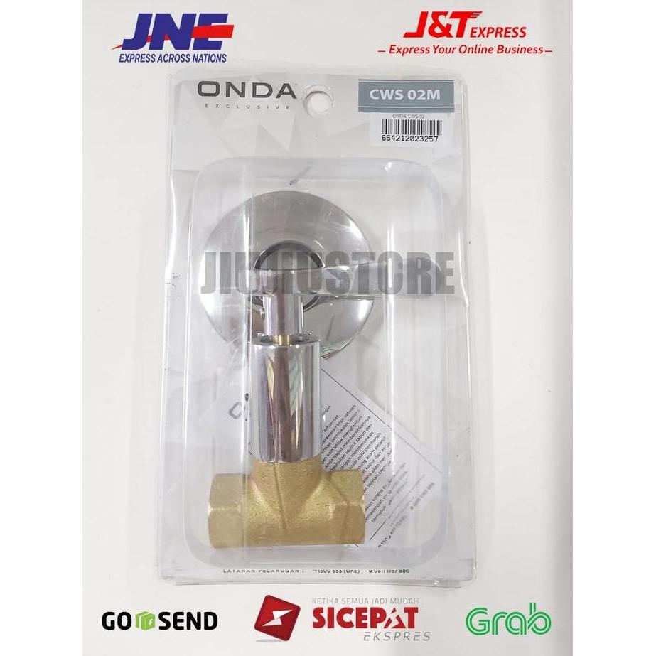 Ledeng- Stop Kran Tanam Onda Cws02M Stop Kran Shower Onda Exclusive Cws 02M