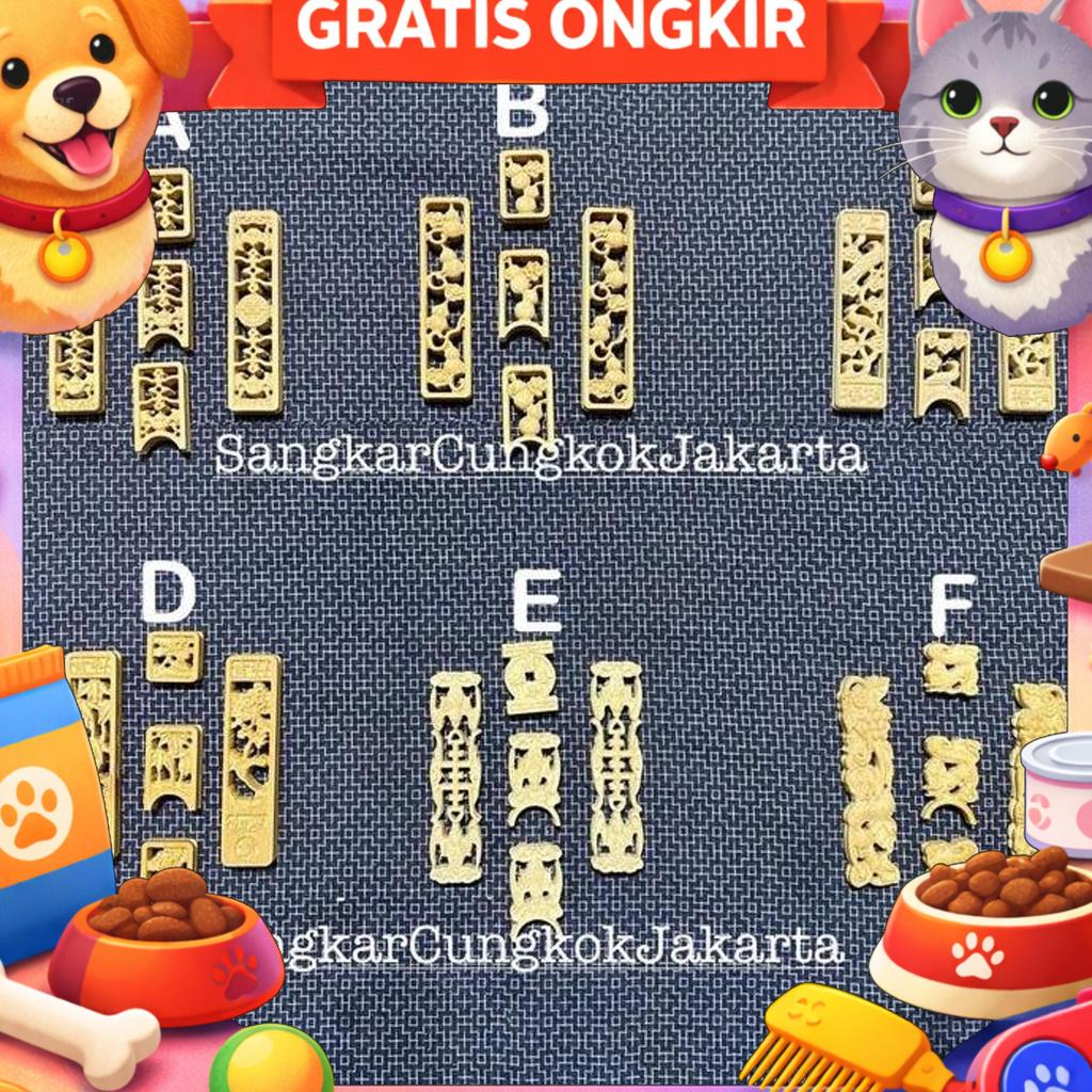 Aksesoris Sangkar Cungkok Variasi Kandang Besar Wambi Murai Bambu 1,5Cm