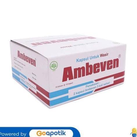 Ambeven Box Isi 100 Kapsul Original