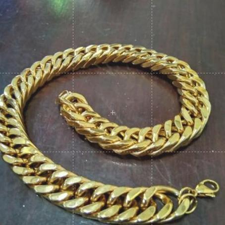 Cod,Bisa- Kalung Pria Rantai Besar Titanium Anti Karat Ukuran Jumbo