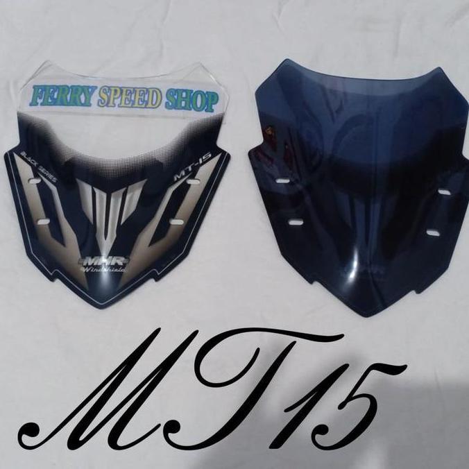FYP WINDSHIELD WINSIL MHR MT15 MT 15 / KACA DEPAN VISOR MT15 MHR RACING BLACK SERIES ''