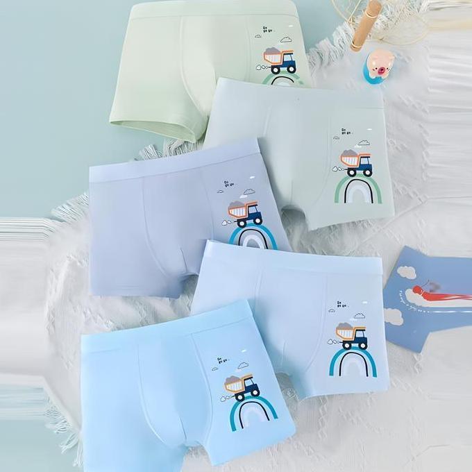 Duniaank- Yingjisen Celana Dalam Anak Laki Laki 12 Pcs /Boxer Anak Laki Laki 3-14 Tahun /Celana Boxe