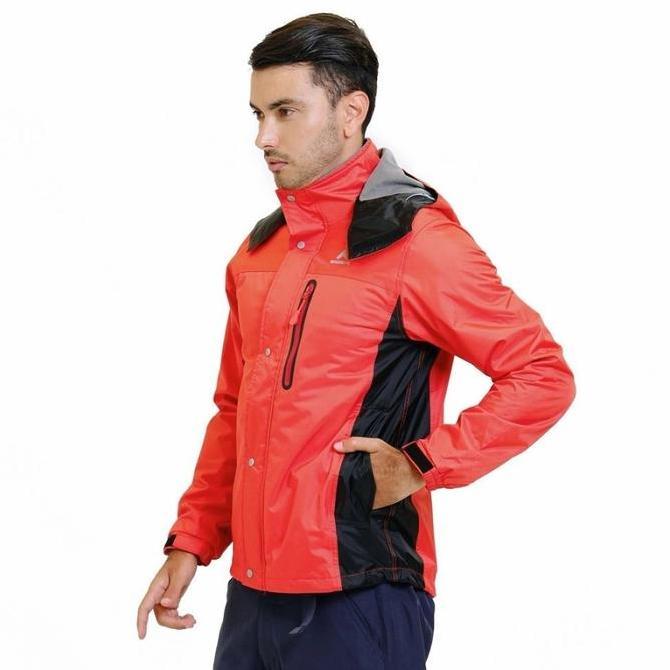 HARGA DISC - Jaket Gunung Eiger Clement Softshell Jacket Waterproof Windproof J341 Red Original