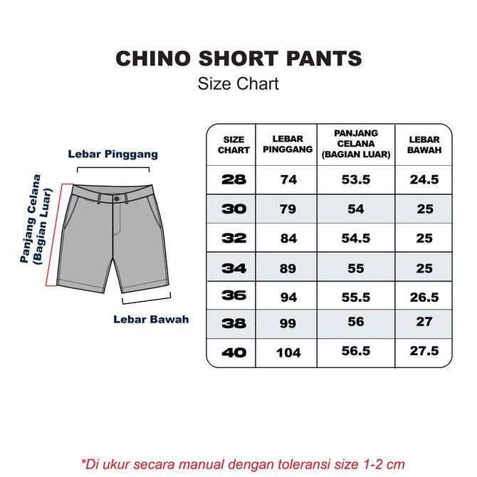 Pilihan Teratas- Erigo Chino Short Flexi Fit Ricky Army - Celana Pendek Chino Unisex