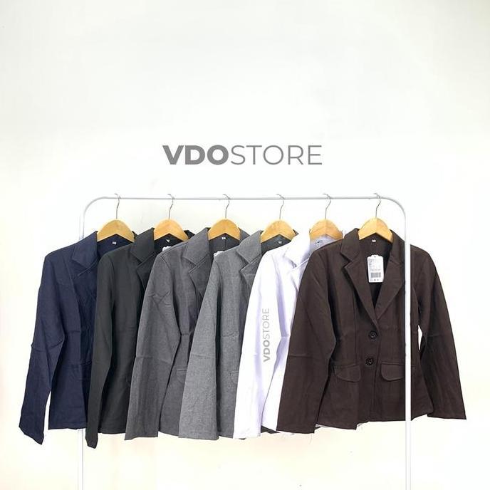 Fwbgy- Blazer Jumbo Wanita Premium - Ld 110 118 120 124 - 4Xl 5Xl 6Xl -  Atasan Kerja Jas Kantor Jum
