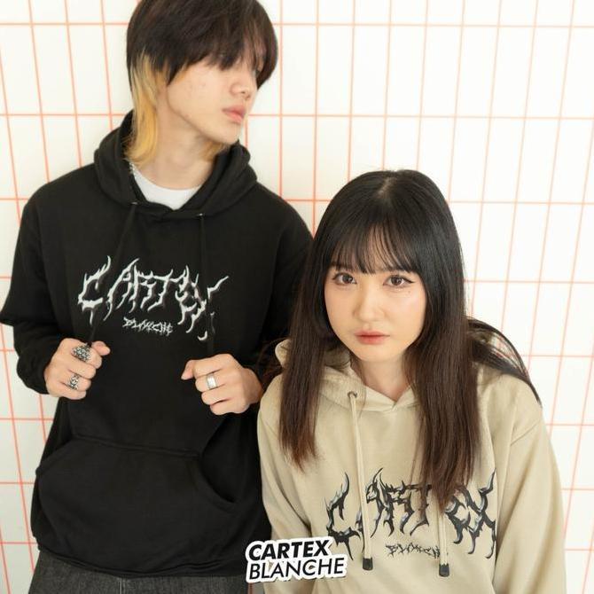 Fwbgy- Cartexblanche Emo Style Jaket Hoodie Pria Wanita Jumper Sablon Distro Fleece M - Xxl