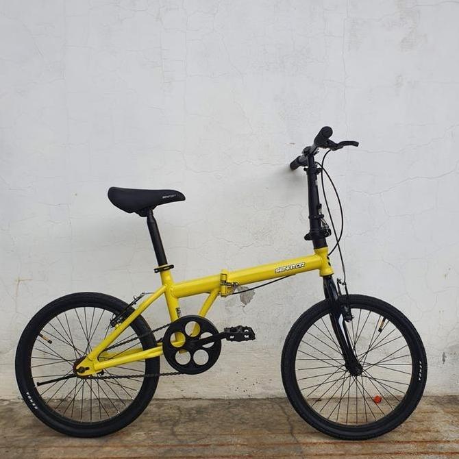Ready Sepeda Lipat 20 Senator single speed